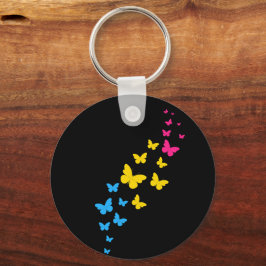 Llavero Sendero de la Mariposa del Orgullo Pansexual