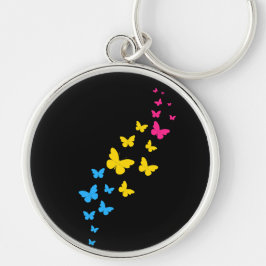 Llavero Sendero de Mariposas Orgullo Pansexual