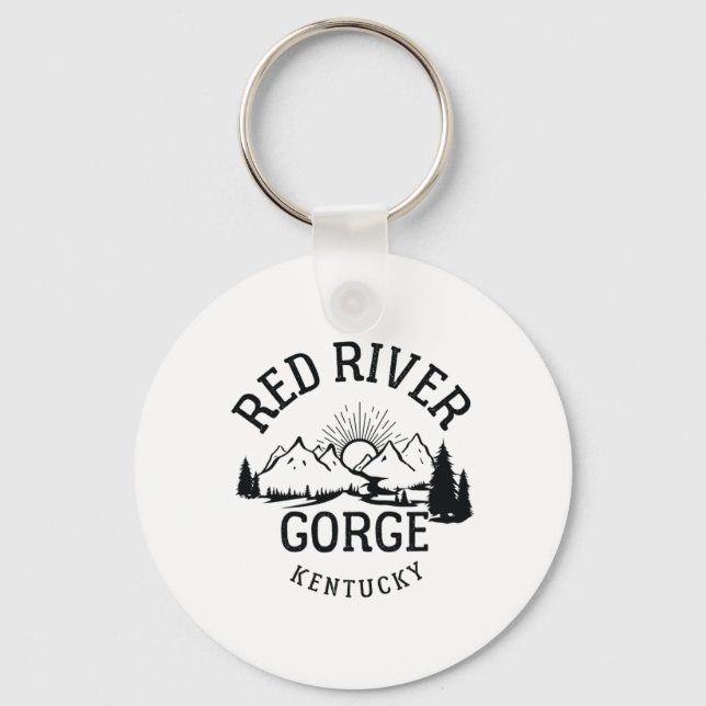 Llavero Sendero Red River Gorge Kentucky Parques Caminata  (Anverso)