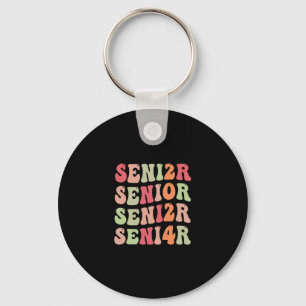 Llavero Senior 2024 Groovy Back to School Class 2024