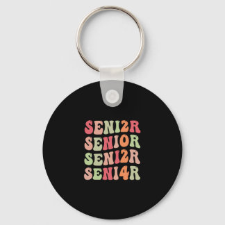 Llavero Senior 2024 Groovy Back to School Class 2024