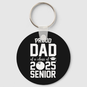 Llavero Senior 2025 Orgulloso Padre De Un Grado De Bolos D