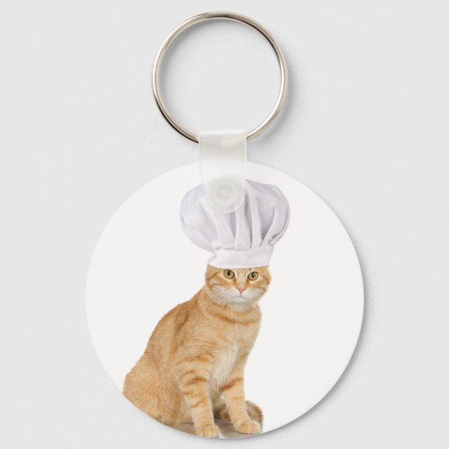 Llavero Señor Chef Cat Para Usted (Anverso)