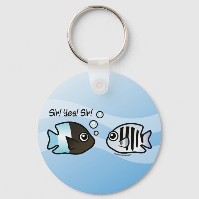 Llavero ¡Señor! ¡Sí! ¡Señor! (Anverso)