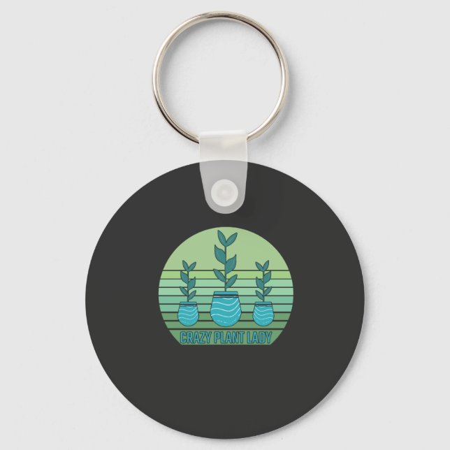 Llavero Señora de las Plantas Loca (Anverso)