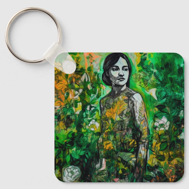 Llavero Señora del Misterio (Anverso)