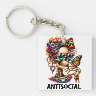 Llavero Señora del Skeleton Antisocial