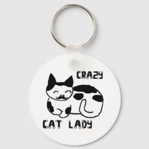 Llavero Señora loca del gato