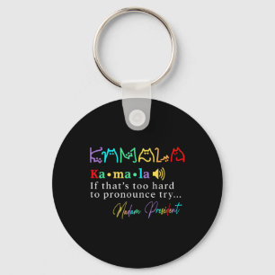 Llavero Señora Presidenta Pro Kamala Harris Colorful Cat T