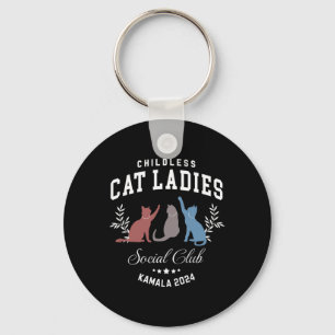 Llavero Señoras del Club Social de Gatas sin Hijos Kamala