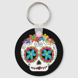 Llavero Señorita Calavera Day of the Dead Sugar Skull
