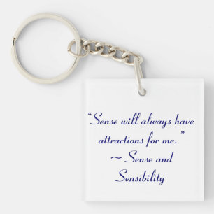 Llavero Sense Siempre Me Atraerá Cita De Jane Austen