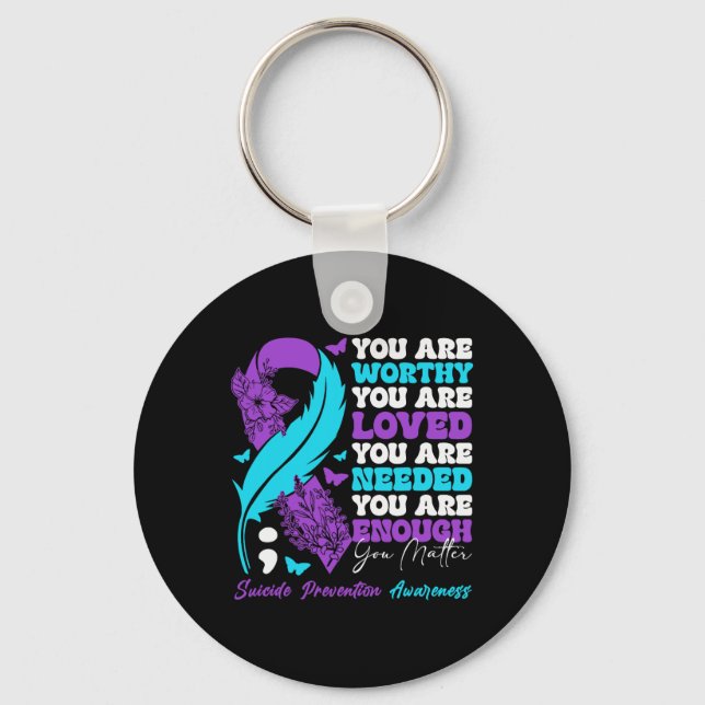 Llavero Sensibilización sobre la prevención del suicidio M (Anverso)