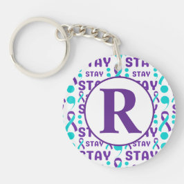 Llavero Sensibilización sobre la salud mental Permanecer p