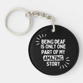 Llavero Sensibilización sorda - Mi asombrosa historia