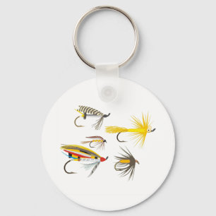 Llavero Señuelos de la pesca con mosca