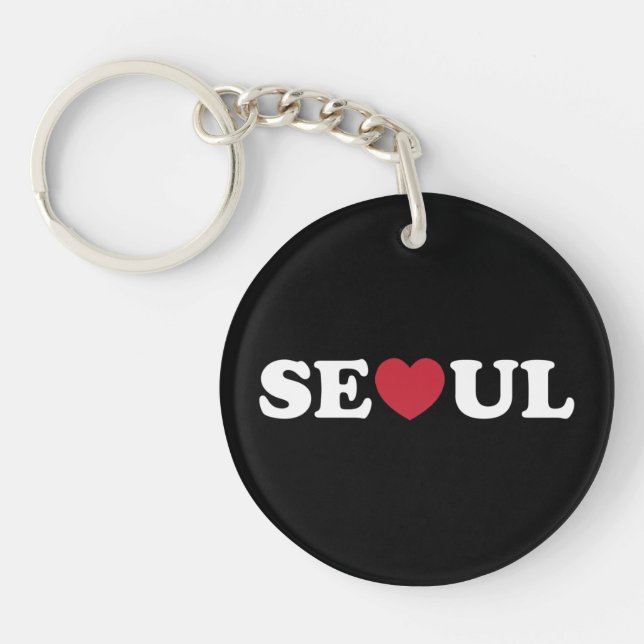Llavero Seoul Love Heart (Frente)