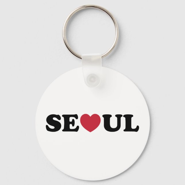 Llavero Seoul Love Heart (Anverso)
