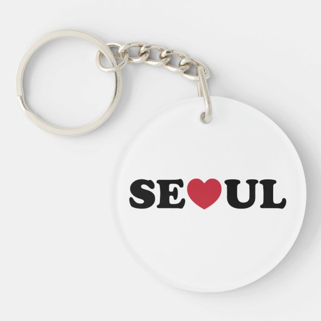 Llavero Seoul Love Heart (Frente)