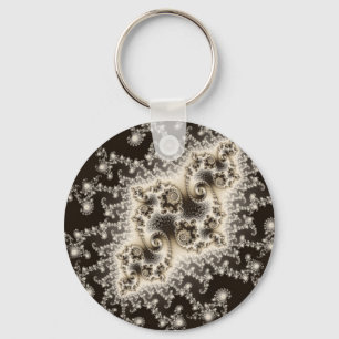 Llavero Sepia Brown Jellyfish Keychain