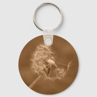Llavero Sepia Dandelion Keychain