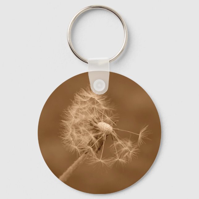 Llavero Sepia Dandelion Keychain (Anverso)