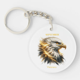 Llavero Septiembre Mes de Nacimiento Espíritu Regalo de ág