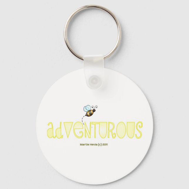 Llavero Ser aventurero - Una palabra positiva (Anverso)