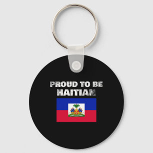 Llavero Ser haitiano - Bandera haitiana contra el racismo