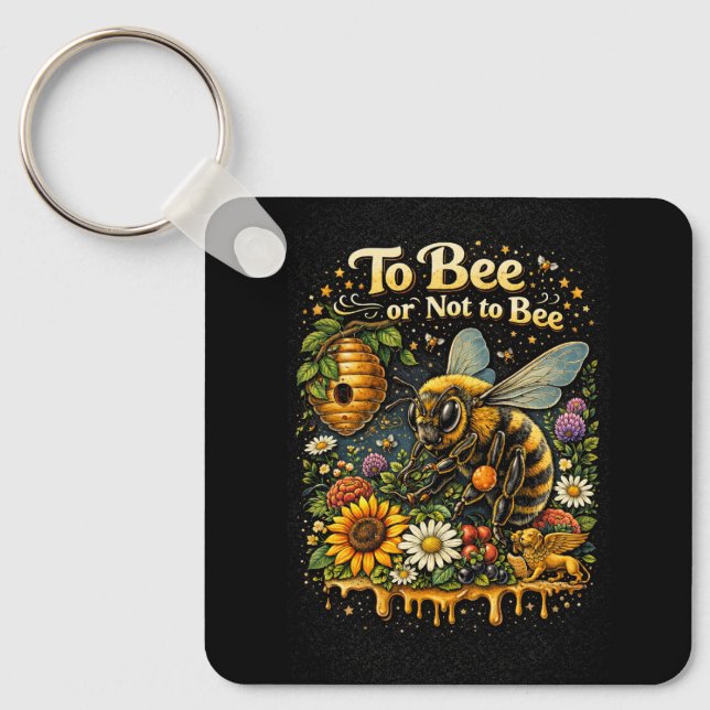 Llavero Ser o no ser abeja (Anverso)