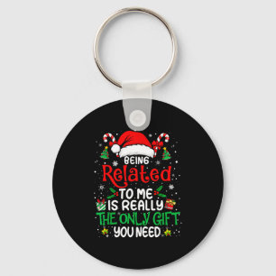 Llavero Ser Pariente Mío Divertida Navidad Familia Xmas Ba