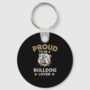Llavero Ser un Amante de los Bulldogs Diversión Amante de
