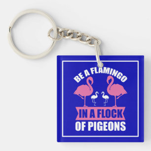 Llavero Ser Un Flamingo En Una Manada De Cerdos-18716