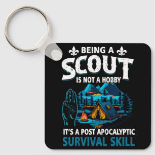 Llavero Ser Un Scout No Es Un Hobby, Es Un Post Apocalipti