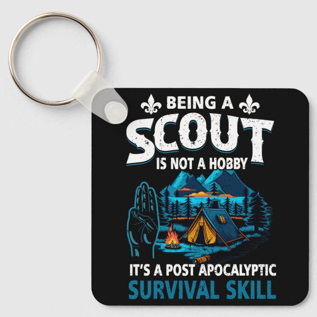 Llavero Ser Un Scout No Es Un Hobby, Es Un Post Apocalipti (Anverso)