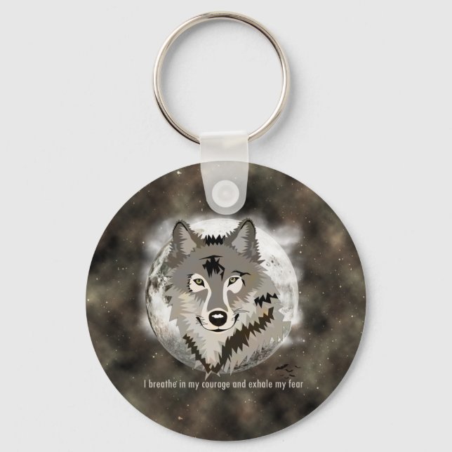 Llavero Ser valiente (Anverso)