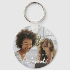 Llavero Serás mi Bridesmaid Photo Keyring