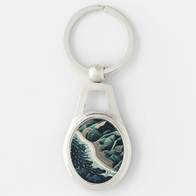 Llavero Serene Shores (Anverso)