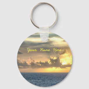 Llavero Serene Sunrise Personalizado