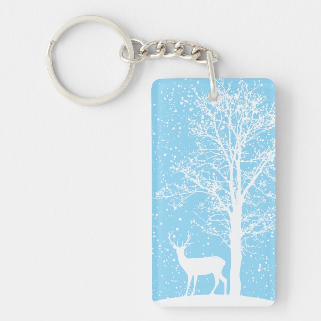 Llavero Serene Winter Silhouette (Frente)