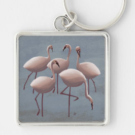 Llavero Serengeti Pink Flamingos | Vida salvaje Safari