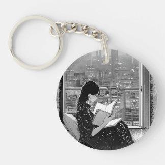 Llavero Serenidad en la ciudad: Keychain del Lover del lib