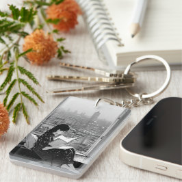 Llavero Serenidad en la ciudad: Keychain del Lover del lib