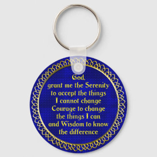 Llavero SerenityPrayer Gold