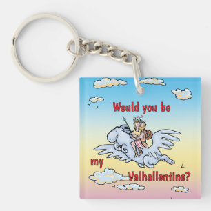Llavero ¿Serías mi Keychain acrílico valalentina?