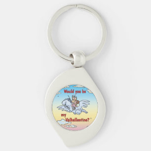 Llavero ¿Serías mi Keychain Metalizado valhallentino?