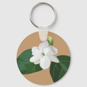 Llavero Serie de Filipinas: Flor de Sampaguita