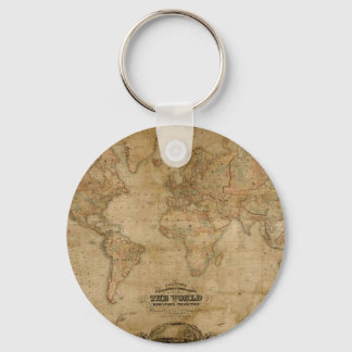 Llavero Serie de mapas antiguos