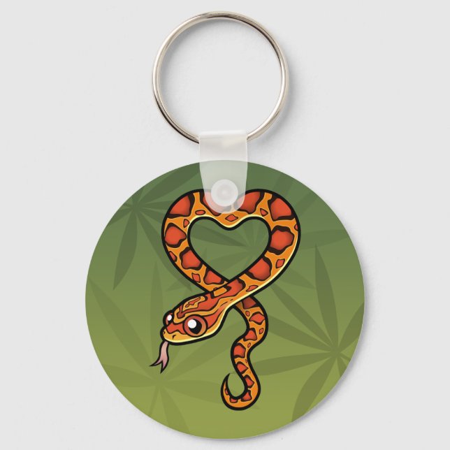 Llavero Serpiente de dibujos animados (Anverso)