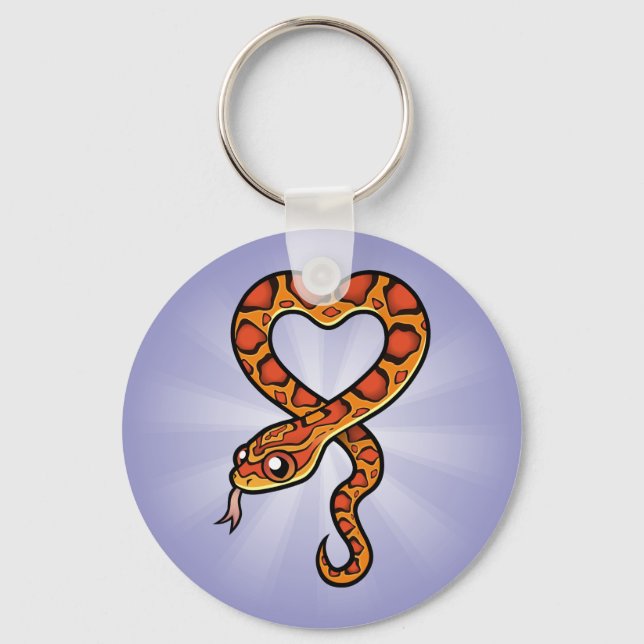 Llavero Serpiente de dibujos animados (Anverso)